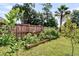 Beautiful garden with herbs, vegetables, and lush greenery at 5257 Mulholland Dr, Summerville, SC 29485