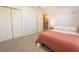Cozy bedroom with a large closet, soft carpet, and a comfortable, inviting bed at 529 Laurel Ridge Rd, North Charleston, SC 29418