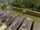 Aerial view of homes, water, and nature at 546 Sea Foam St, Summerville, SC 29486