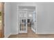 Bright home office space with modern French doors leading to an inviting workspace at 727 Hodge Rd, Summerville, SC 29483