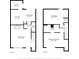 Floor plans showing layout of both floors, highlighting living spaces, bedrooms, and amenities at 7813 Sandida Ct, North Charleston, SC 29418