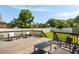 Inviting backyard with deck, outdoor seating, and well-maintained lawn at 814 Rutledge Ave, Charleston, SC 29403