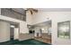 View of the living space featuring decorative lighting and an open view to the kitchen at 8522 Long Meadow Dr, Charleston, SC 29420