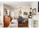 Open dining area features a decorative chandelier and easy access to the kitchen and living room at 95 Gordon St, Charleston, SC 29403