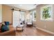 Inviting living room with ample natural light and sleek sliding barn door at 95 Gordon St, Charleston, SC 29403