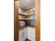 Walk-in pantry with built-in shelves, wood countertops and lots of storage space at 95 Gordon St, Charleston, SC 29403