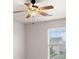 Bedroom featuring a ceiling fan and bright window with natural light at 9711 Tackle St, Ladson, SC 29456