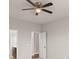 Neutral bedroom featuring a ceiling fan and ample natural light at 9711 Tackle St, Ladson, SC 29456