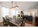 Inviting dining room with modern lighting, an open floor plan, and a comfortable atmosphere at 1076 Hatfield St, North Charleston, SC 29405