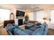 Comfortable living room with a fireplace, modern decor, and a welcoming atmosphere at 1076 Hatfield St, North Charleston, SC 29405