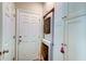 Laundry room featuring a stacked washer and dryer and plenty of storage space at 1231 Wild Olive Dr, Mount Pleasant, SC 29464