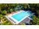 Community pool featuring plentiful lounge seating and lush landscaping at 1231 Wild Olive Dr, Mount Pleasant, SC 29464
