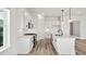 Modern kitchen featuring an island, stainless steel appliances, and white cabinets at 137 Summerwind Dr, Summerville, SC 29486