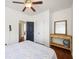 This bedroom features wood floors, a closet, and a door, plus furniture at 1470 Ashley Gardens Blvd, Charleston, SC 29414