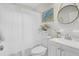 Bright white bathroom featuring a bathtub, toilet, and vanity, creating a clean and refreshing space at 1515 Mulberry St, Charleston, SC 29407