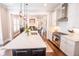 Modern kitchen with a large island, stainless steel appliances, and ample storage at 1566 Lindsey Creek Dr, Mount Pleasant, SC 29466