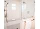 Walk-in shower with subway tile, a bench, and modern fixtures, creating a spa-like experience at 1566 Lindsey Creek Dr, Mount Pleasant, SC 29466