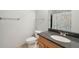 Clean bathroom featuring a toilet, sink with granite counters, and shower with decorative curtain at 1984 Folly Rd # A310, Charleston, SC 29412
