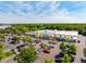 Aerial view of shopping center near Folly Beach with Harris Teeter grocery store and plentiful parking at 1984 Folly Rd # A310, Charleston, SC 29412