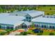 Exterior aerial of a YMCA Gathering center and parking lot with landscaping at 201 Bigleaf Ct, Summerville, SC 29486