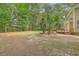Expansive backyard with mature trees and a deck, perfect for relaxing and entertaining at 2028 Prospect Hill Dr, Mount Pleasant, SC 29464