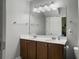 Bathroom featuring a double vanity with modern fixtures and a large mirror with vanity lighting at 2064 Promenade Ct, Mount Pleasant, SC 29466