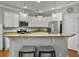 Modern kitchen featuring stainless steel appliances, granite countertops, and pendant lighting at 2064 Promenade Ct, Mount Pleasant, SC 29466