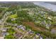 Aerial view showcases a beautiful neighborhood with a mix of home styles and water access at 2267 N Marsh Dr, Mount Pleasant, SC 29466