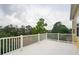 Back deck offering scenic views of lush trees and tranquil wetlands at 2267 N Marsh Dr, Mount Pleasant, SC 29466