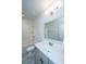 This bathroom features a bathtub with shower, gray vanity with a sink, and modern fixtures at 2402 Brackish Dr, Mount Pleasant, SC 29466