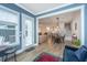 Bright living area seamlessly connects to dining and kitchen spaces, open floor plan at 2402 Brackish Dr, Mount Pleasant, SC 29466