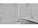 Bathroom featuring a tub, shower, vanity with sink, and a neutral color palette at 301 Watersglen Dr, Summerville, SC 29486
