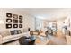Inviting open-concept living room seamlessly connects with the kitchen and dining area at 305 Watersglen Dr, Summerville, SC 29486