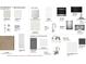Selection of interior design materials for a Brickhaven home, including paint, flooring, cabinets, and bathroom fixtures at 324 Trailmore Ln, Summerville, SC 29486