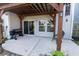 Covered back patio with outdoor cooking area at 408 Fox Sparrow Ct, Summerville, SC 29486