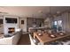 Beautiful open-concept design with a modern kitchen, cozy living room, and dining area with stylish furnishings at 409 Oak Hammock Ct # 50, Johns Island, SC 29455