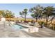 Picturesque hot tub area, with marsh views and comfortable seating at 4121 Golf Cottage Ln, Johns Island, SC 29455