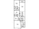 Here is the floor plan featuring three bedrooms, two bathrooms, garage, kitchen, great room, foyer, and porch at 718 Long Bluff Rd, Summerville, SC 29486