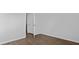 Bedroom with wood-look flooring and doorway at 807 Long Bluff Rd, Summerville, SC 29486