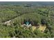 Aerial view of house situated among trees at 820 Old Cordesville Rd, Moncks Corner, SC 29461