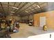 View of the interior of a metal barn with concrete flooring at 820 Old Cordesville Rd, Moncks Corner, SC 29461