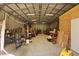View of the interior of a metal barn with concrete flooring at 820 Old Cordesville Rd, Moncks Corner, SC 29461