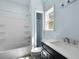 Bathroom featuring a shower-tub combination and a sleek vanity with sink at 820 Old Cordesville Rd, Moncks Corner, SC 29461