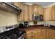 Well-equipped kitchen features stainless steel appliances and beautiful wood countertops at 820 Old Cordesville Rd, Moncks Corner, SC 29461
