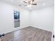 Bedroom with hardwood floors, light walls, and natural light at 132 Tranquil Ln, Ladson, SC 29456