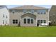 Back of the home featuring a patio, barbecue, and ample green space at 133 Headwater Dr, Summerville, SC 29486