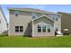 Back of the home featuring a patio, barbecue, and ample green space at 133 Headwater Dr, Summerville, SC 29486