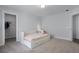 Bright bedroom with a daybed, showcasing ample closet space and neutral decor at 133 Headwater Dr, Summerville, SC 29486