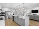 Spacious kitchen with a large island, stainless steel appliances, and an open layout at 133 Headwater Dr, Summerville, SC 29486