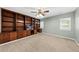 Bedroom with carpet and a large wood built-in wall unit with shelving at 1330 Somersby Ln, Mount Pleasant, SC 29466